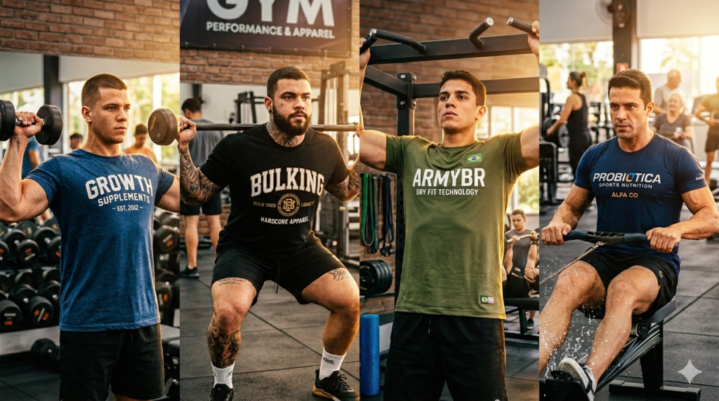 As 5 Melhores Camisetas Masculinas Para o Seu Treino e Seu Dia a Dia.