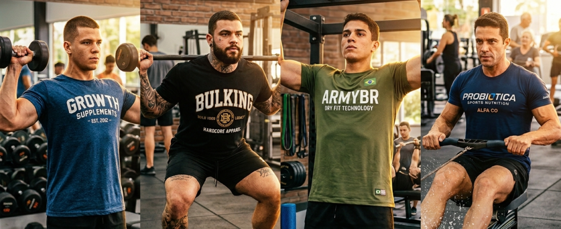 As 5 Melhores Camisetas Masculinas Para o Seu Treino e Seu Dia a Dia.